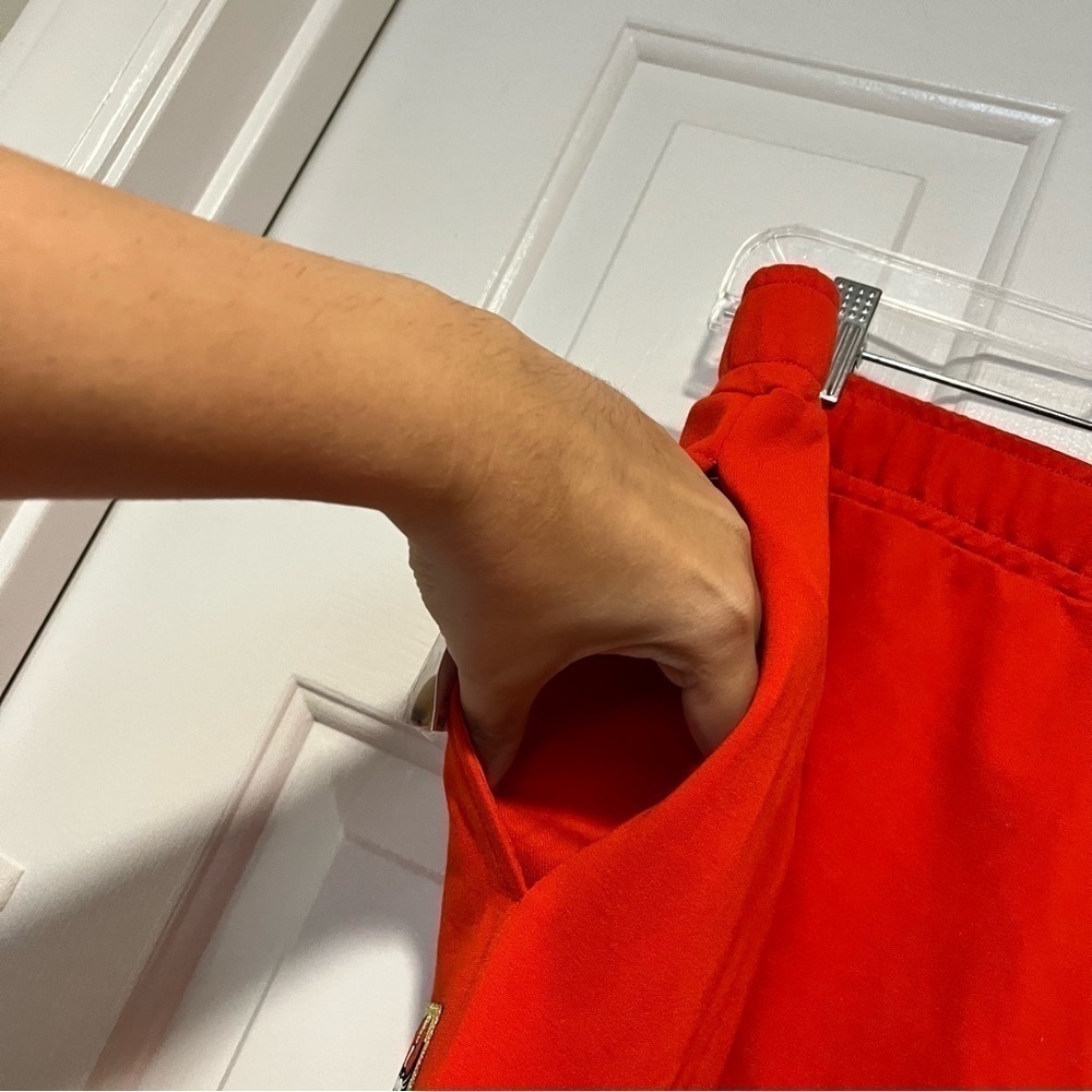 Disney Store Minnie Mouse Ponte Pants Red Orange Large R - Picture 9 of 10
